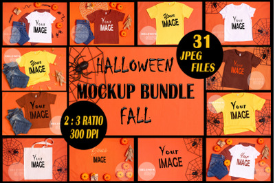 Halloween Mockup Bundle, Stock Product Photo, JPEG