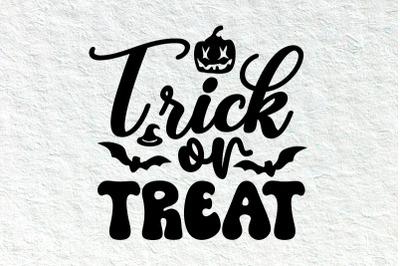 Trick or Treat Halloween Svg crafts cutting files