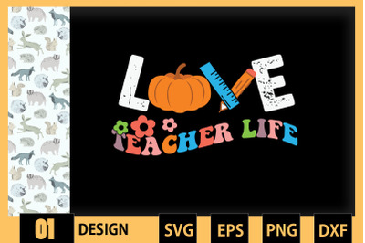 Love Teacher Thanksgiving SVG