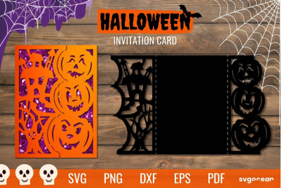 Halloween Invitation Card