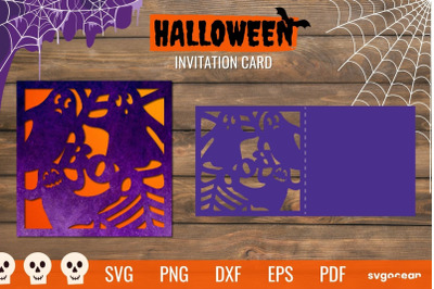 Boo Halloween Invitation