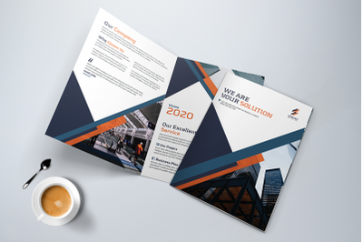 Bifold Business Brochure Template