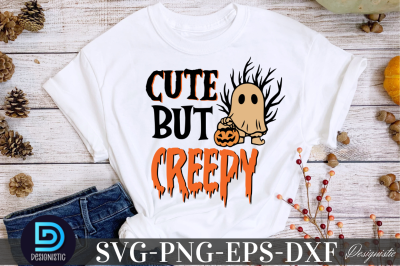 Cute but creepy, Halloween T shirt Design