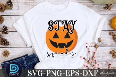 Stay spooky, Halloween T shirt Design