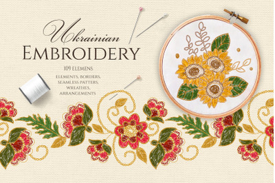 Ukrainian Embroidery Flowers &amp; Patterns