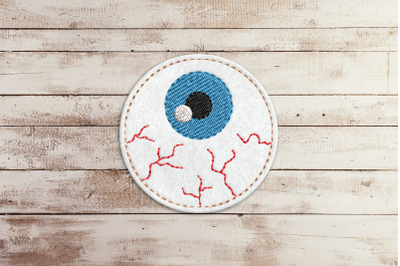 Realistic Eyeball Feltie | Applique Embroidery