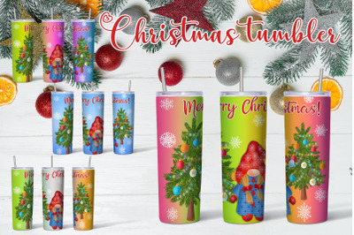 Christmas gnome tumbler sublimation | Christmas tumbler wrap