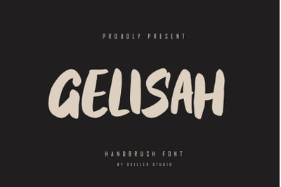 Gelisah - Handbrush Font