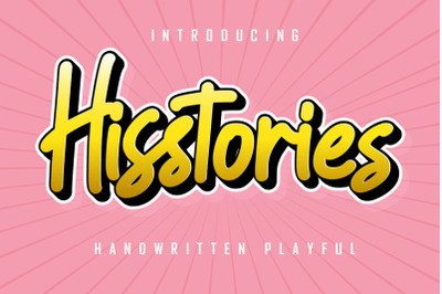 Hisstories - Handwritten Playful