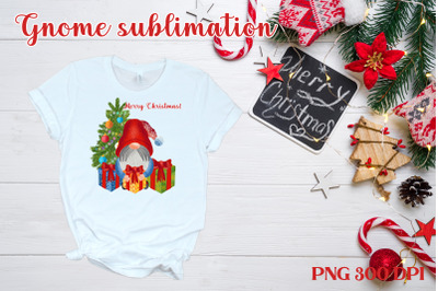 Merry Christmas gnome sublimation | Christmas gnome PNG