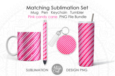 Christmas sublimation designs, candy cane stripe, Pink candy cane