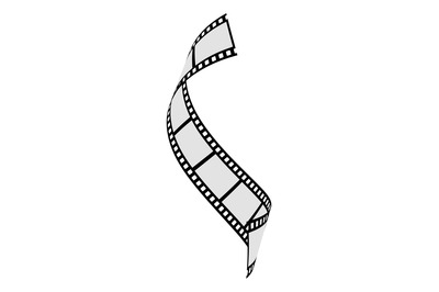 Cinema strip template. Decorative movie film frame