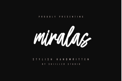 Miralas - Stylish Handwritten Font