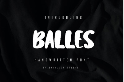Balles - Handwritten Font