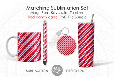 Christmas candy cane PNG bundle, Christmas sublimation designs, PNG
