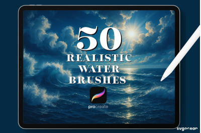Water Procreate Brushes