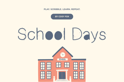 School Days Font