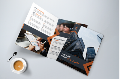 Bifold Business Brochure Template