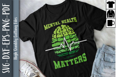 Mental Health Matters Green Brain