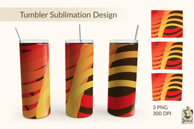 Abstract Tumbler 20oz. Tumbler wrap design