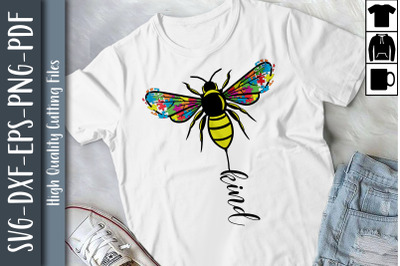 Cool Bee Kind Be Kind Autism Awareness