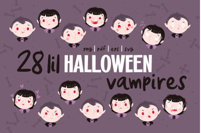 Lil Halloween vampires
