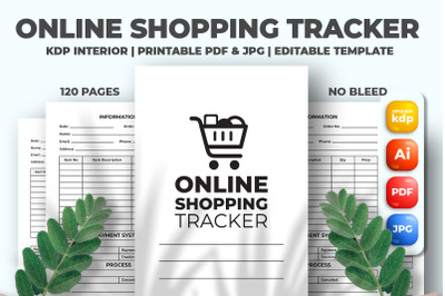 Online Shopping Tracker KDP Interior