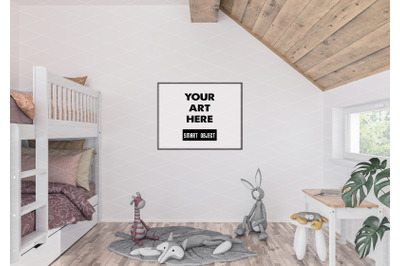 Interior scene_artwork background_frame mockup