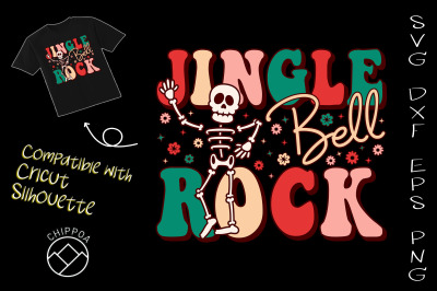 Jingle Bell Rock retro Skeleton