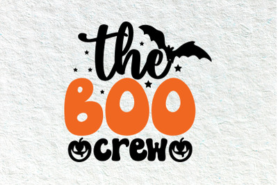 The Boo Crew Halloween svg