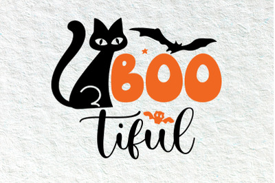 Boo Tiful Halloween svg design