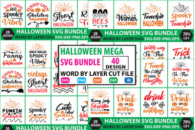 HALLOWEEN MEGA SVG BUNDLE