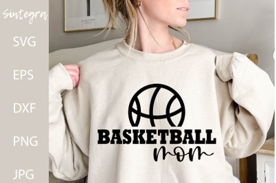 Basketball Mom SVG Cut File&2C; PNG Print