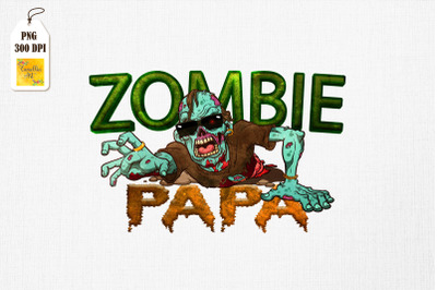 Zombie Papa Matching Family Halloween