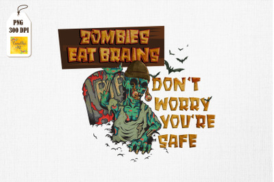 Funny Zombie Quote Gift For Halloween