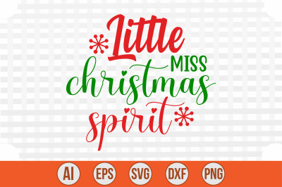 Little Miss Christmas Spirit