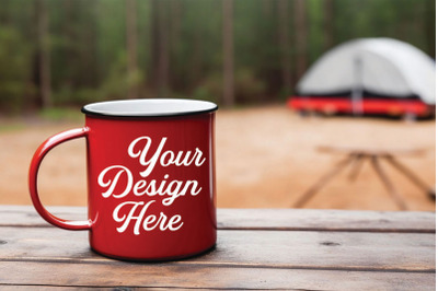 Camping Nature Mockups, Camping Enamel Mockups, Digital Download,