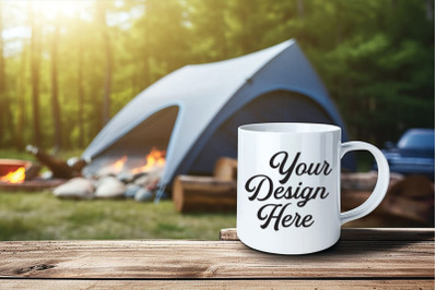 Camping Nature Mockups&2C; Camping Enamel Mockups&2C; Digital Download&2C;