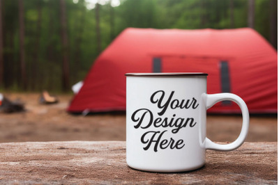 Camping Nature Mockups&2C; Camping Enamel Mockups&2C; Digital Download&2C;