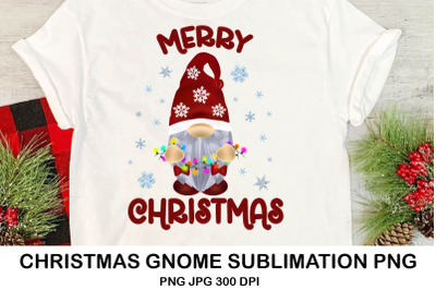 Christmas Gnomes Sublimation. Christmas Gnome PNG.