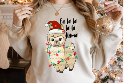 Llama Christmas Sublimation