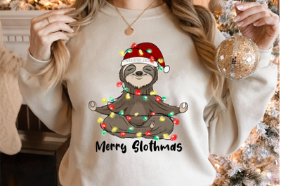 Sloth Christmas Sublimation