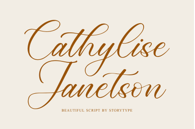 Cathylise Janetson Beautiful Script