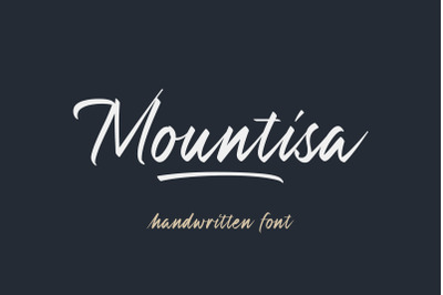 Mountisa - Handwritten Font