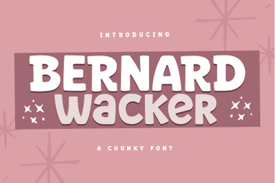 BERNARD WACKER Typeface