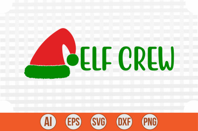 Elf Crew svg cut file