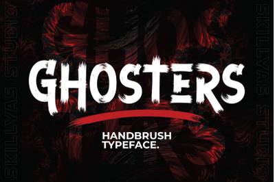 Ghosters Handbrush Font