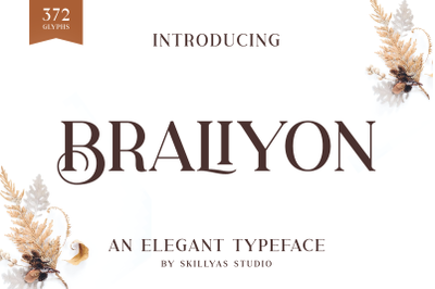 Braliyon an Elegant Font