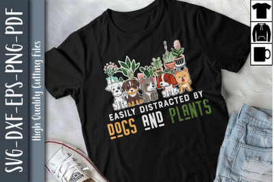 Plants and Dogs Plant Lover Dog Lover