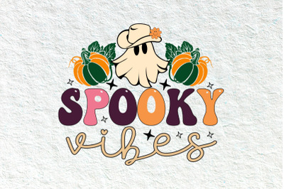 Retro spooky vibes Halloween svg